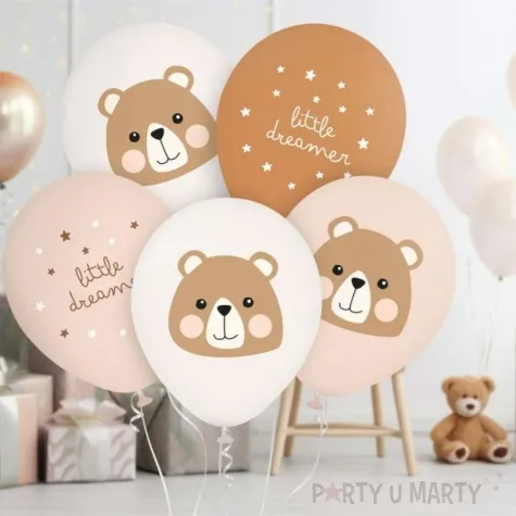 balony little dreamer misie gemar 13 5 szt