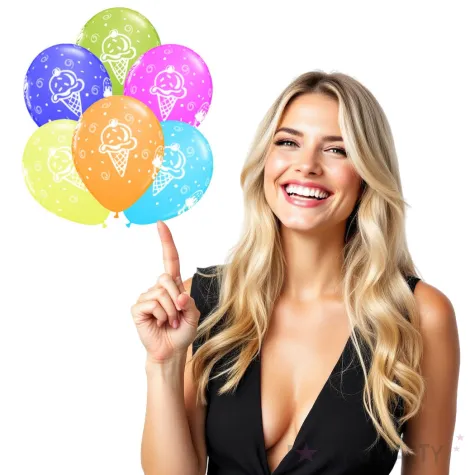 balony lody mix qualatex 11 25 szt