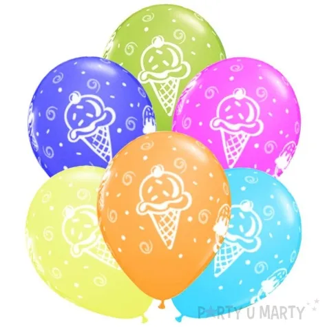 balony lody mix qualatex 11 25 szt