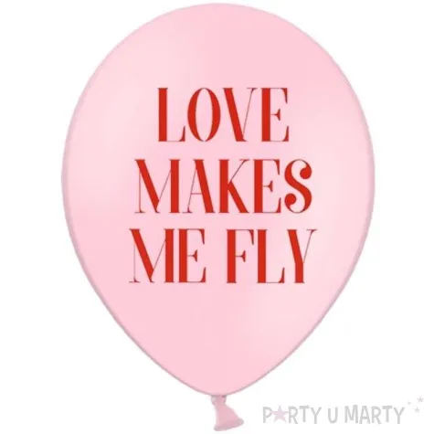 balony loves makes me fly pastel rozowe strong 12 50 szt
