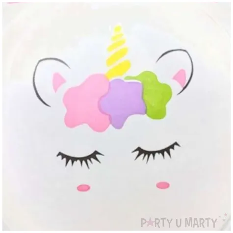 balony magiczne jednorozce biale dekoracjepolska 12 5 szt