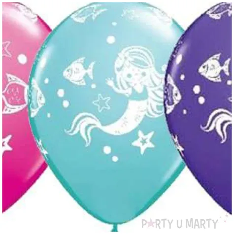 balony merry mermaid friends kolor qualatex 11 25szt