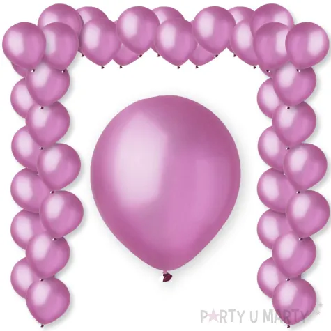 balony metalic light pink rozowy metaliczny decomex 11 100 szt