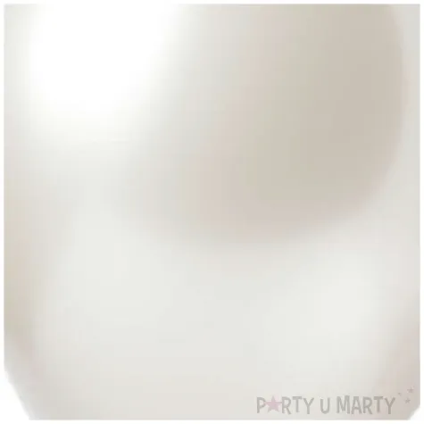 balony metalik bialy partycollection 12 50 szt