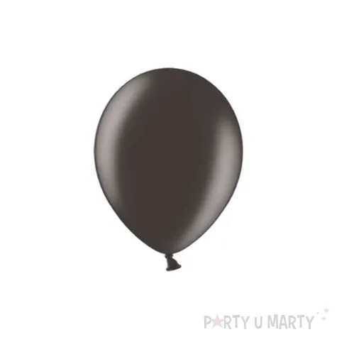 balony metalik czarny partydeco 10 100 szt