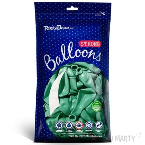 balony metallic akwamaryna 10 strong 10 szt