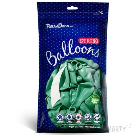 balony metallic akwamaryna 12 strong 10 szt