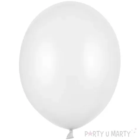 balony metallic biale 12 strong 50 szt