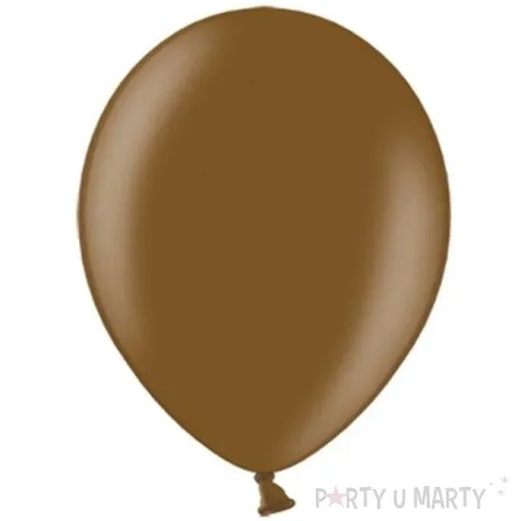 balony metallic brazowe 5 strong 100 szt