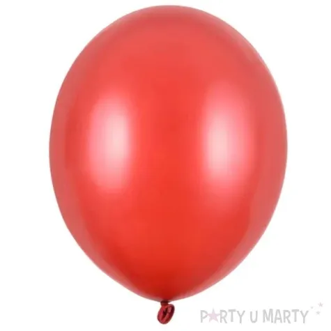 balony metallic czerwone 12 strong 50 szt
