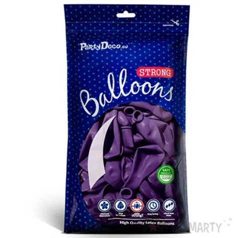 balony metallic fioletowe 5 strong 100 szt