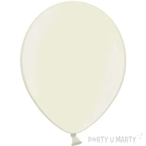 balony metallic kremowe 12 strong 50 szt