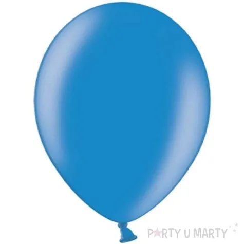 balony metallic niebieskie 12 strong 50 szt