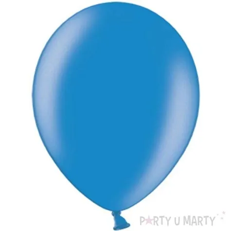 balony metallic niebieskie 9 strong 20 szt