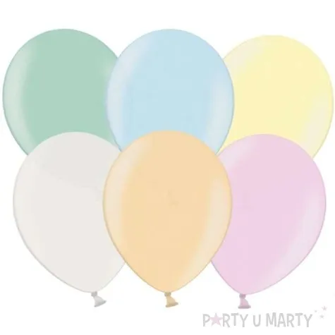 balony metallic perlowe kolorowe 10 strong 100 szt