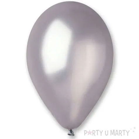 balony metallic srebrny gemar 12 100 szt