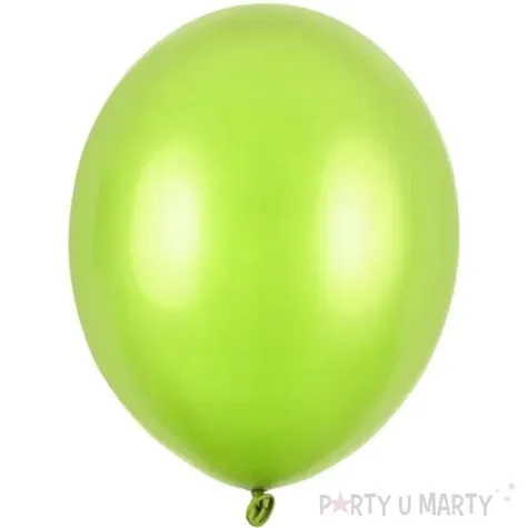 balony metallic zielone limonkowe strong 12 50 szt