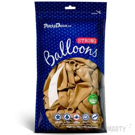 balony metallic zlote 12 strong 20 szt