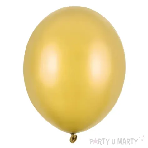balony metallic zlote 5 strong 100 szt