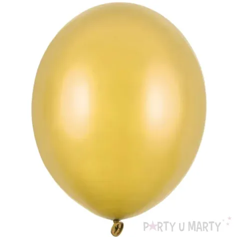 balony metallic zlote strong 12 50 szt