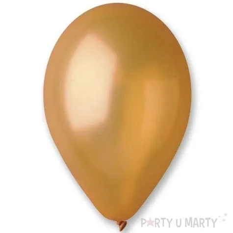 balony metallic zloty ciemny metalik gemar 12 100 szt
