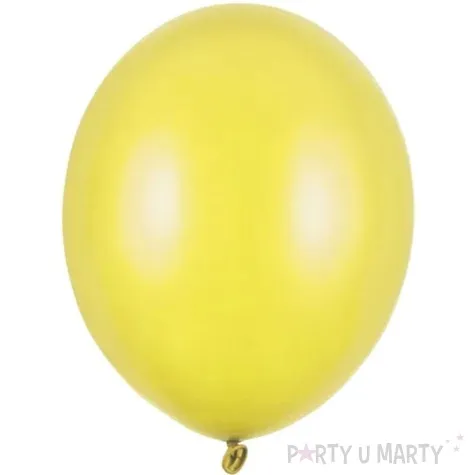 balony metallic zolte cytrynowe strong 12 10 szt