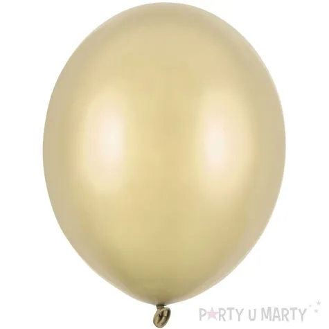balony metallik zloty strong 12 cali 100 szt