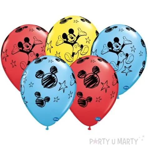balony mickey mouse mix qualatex 11 25 szt