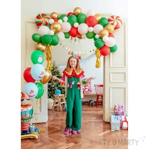 balony mikolaj i elfy partydeco 12 50 szt