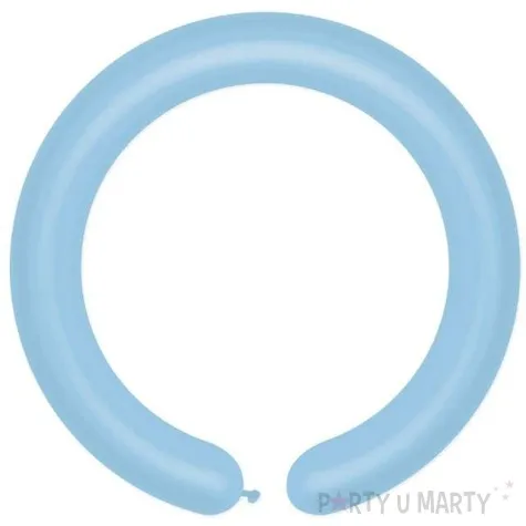 balony modeliny 140 niebieski jasny gemar 100 szt