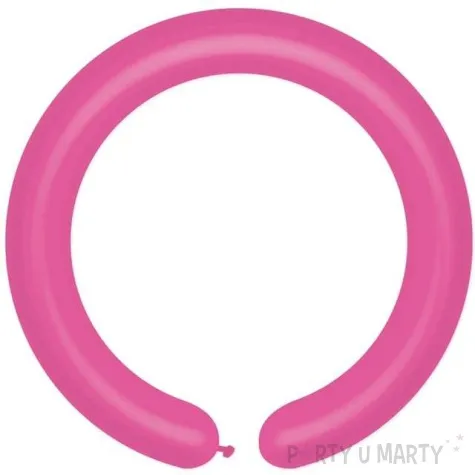 balony modeliny 140 rozowy ciemny gemar 100 szt