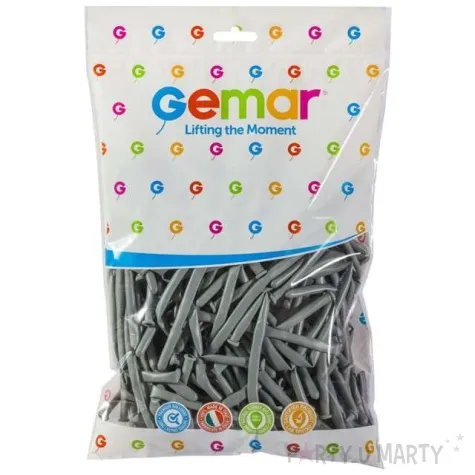 balony modeliny 140 szare gemar 100 szt