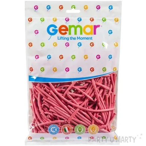 balony modeliny 160 rozowe jase gemar 100 szt