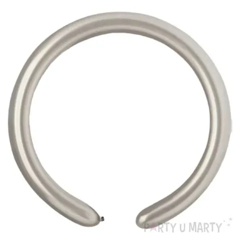 balony modeliny 160 srebrne gemar 100 szt