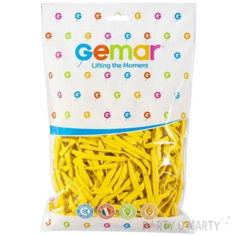 balony modeliny 160 zolte gemar 100 szt