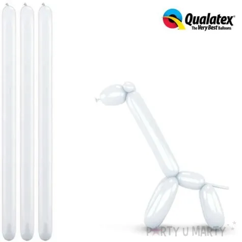 balony modeliny 260 bialy qualatex 100 szt
