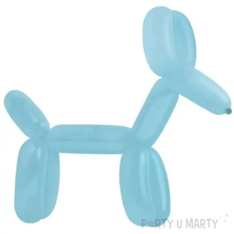 balony modeliny 260 blekitny pastel qualatex 100 szt