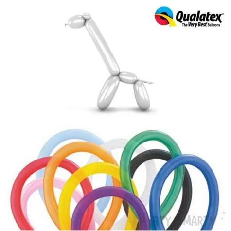 balony modeliny 260 mix qualatex 100 szt