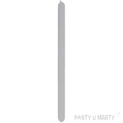 balony modeliny 260 srebrny chrom qualatex 100 szt