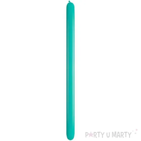 balony modeliny 260 zielony chrom qualatex 100 szt