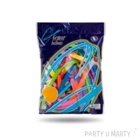 balony modeliny 350 mix gemar 100 szt
