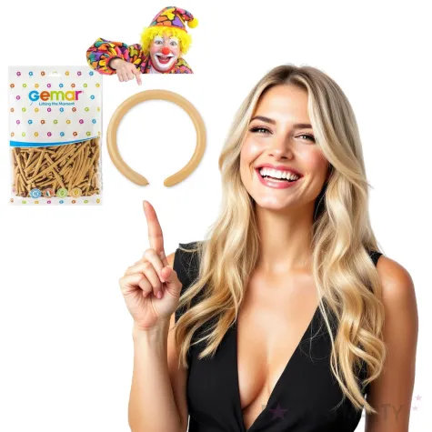 balony modeliny classic 260 cieliste gemar 100 szt