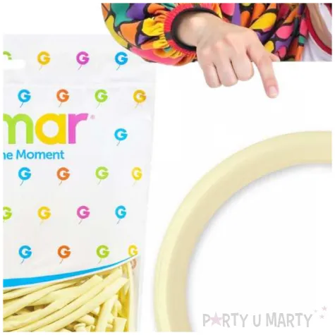 balony modeliny classic 260 kosc sloniowa gemar 100 szt