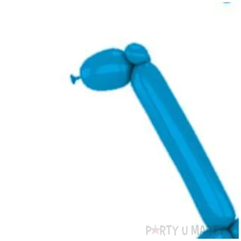 balony modeliny classic 260 niebieskie gemar 100 szt