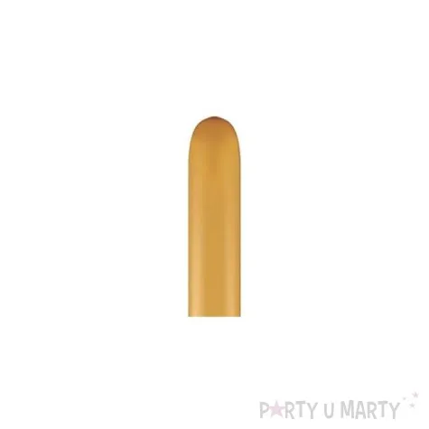 balony modeliny qualatex 160 zlote 100 szt