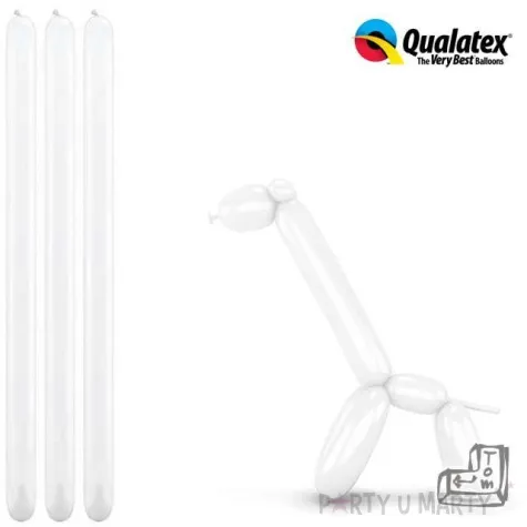 balony modeliny qualatex 260 perlowe 100 szt