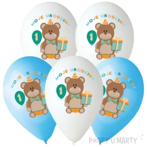 balony moje 1 urodziny godan 12 5 szt