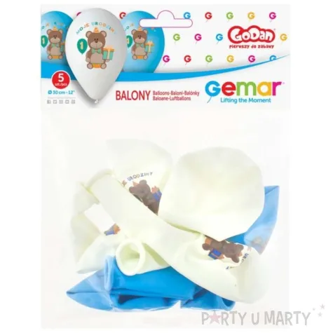 balony moje 1 urodziny godan 12 5 szt