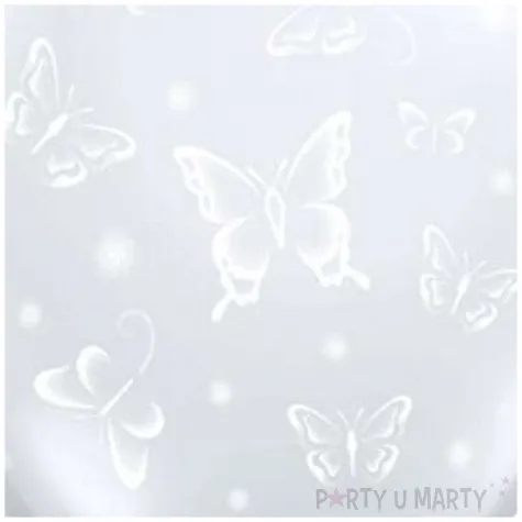 balony motylki transparentne qualatex 5 100 szt