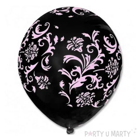 balony mozaika pastel black 12 5 szt